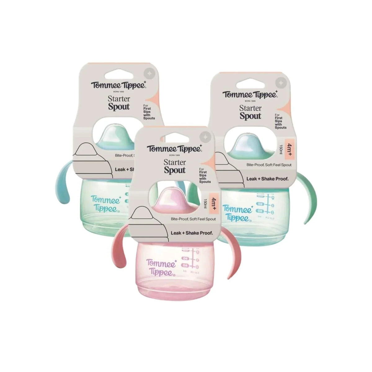Tommee Tippee Starter Spout 4+ months 150ml Assorted