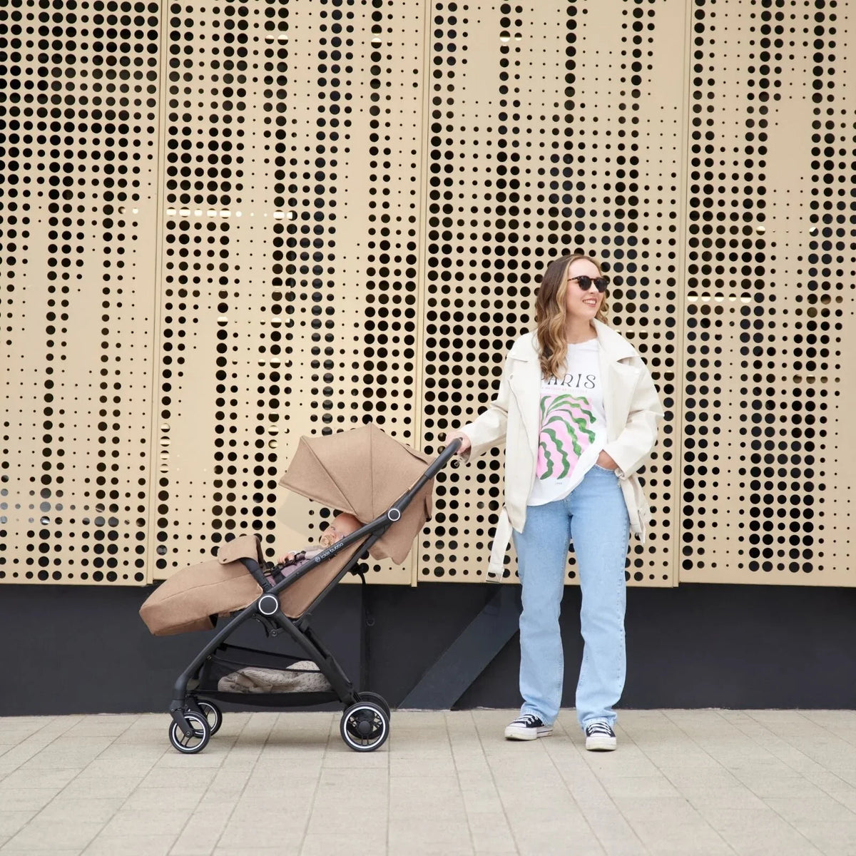 Ickle Bubba Aries Autofold Stroller - Black