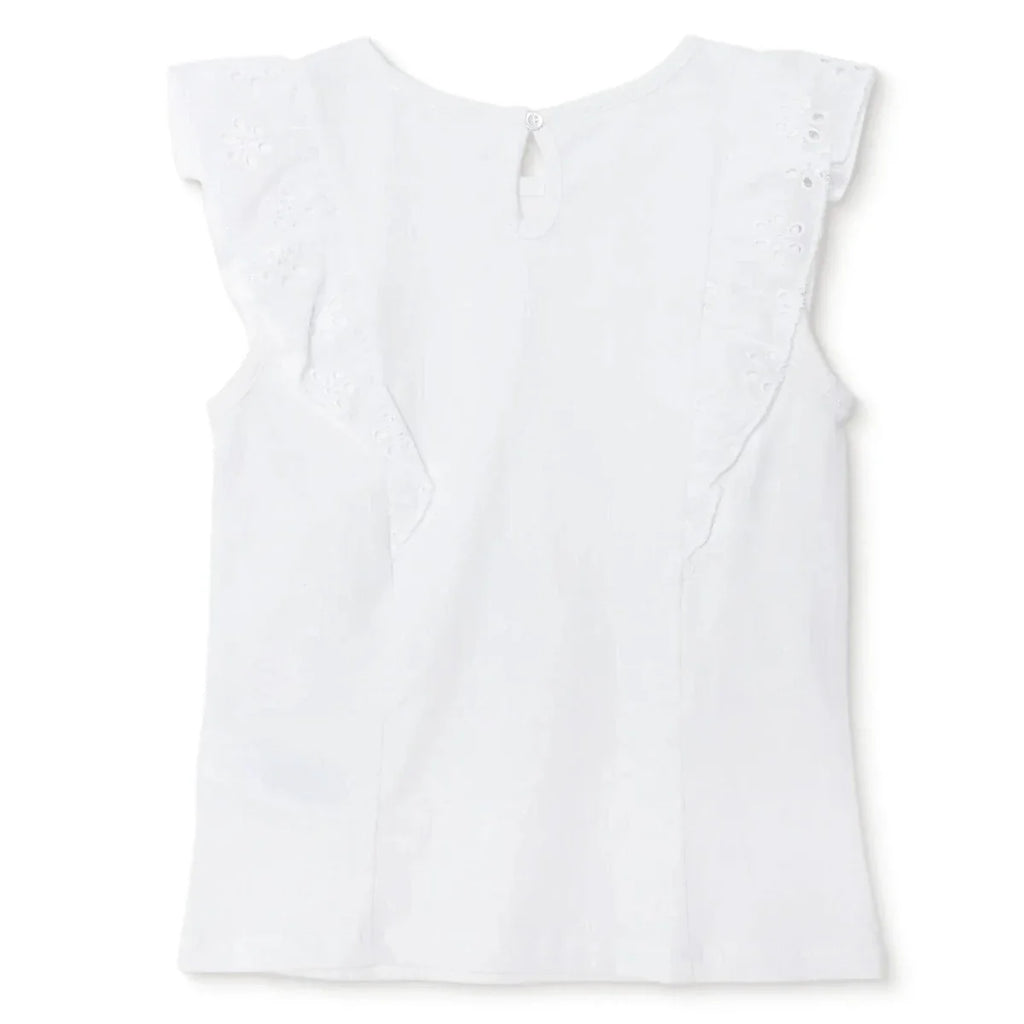 HelloBaby Short Sleeve Baby Blouse (6-9 Months to 4-5 Years) - Ecru