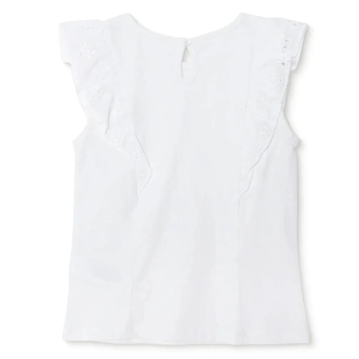 HelloBaby Short Sleeve Baby Blouse (6-9 Months to 4-5 Years) - Ecru