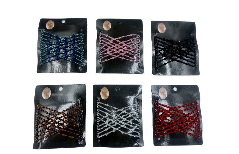 Korean-Style Beaded Hair Clip - Versatile Hair Comb Accessory