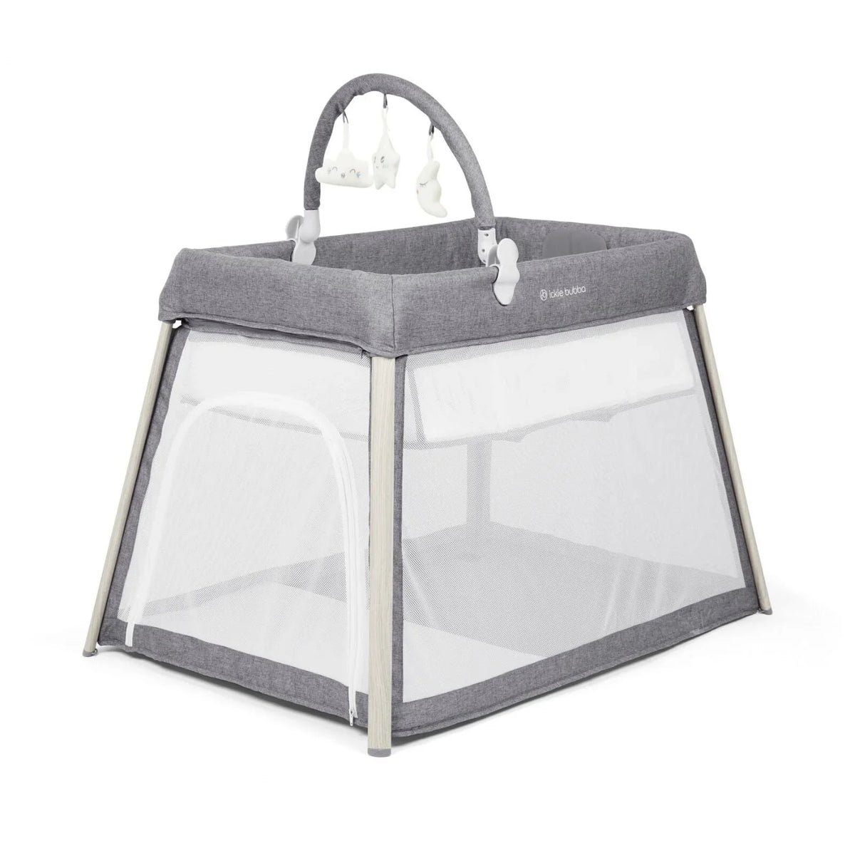 Ickle Bubba Scout 3-in-1 Travel Crib Cot & Playpen - Ash Grey