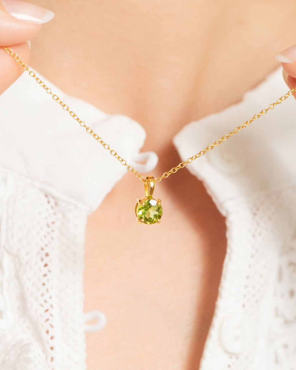 Peridot Everyday Jewellery Gift Set in 18k Gold Vermeil