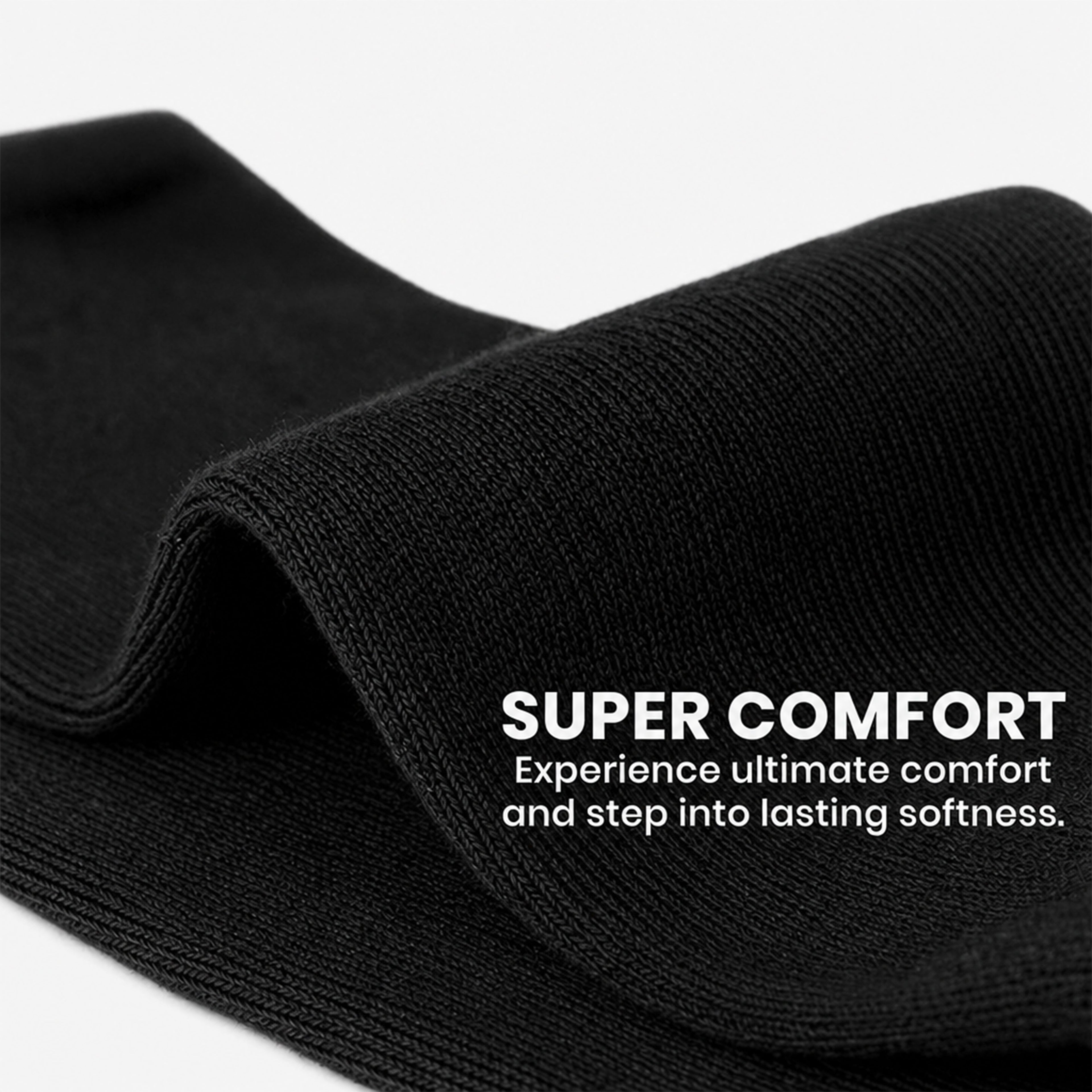 Sock Stack Men's 100% Cotton Moisture-Wicking Antibacterial Dress Work Socks 12 Pairs
