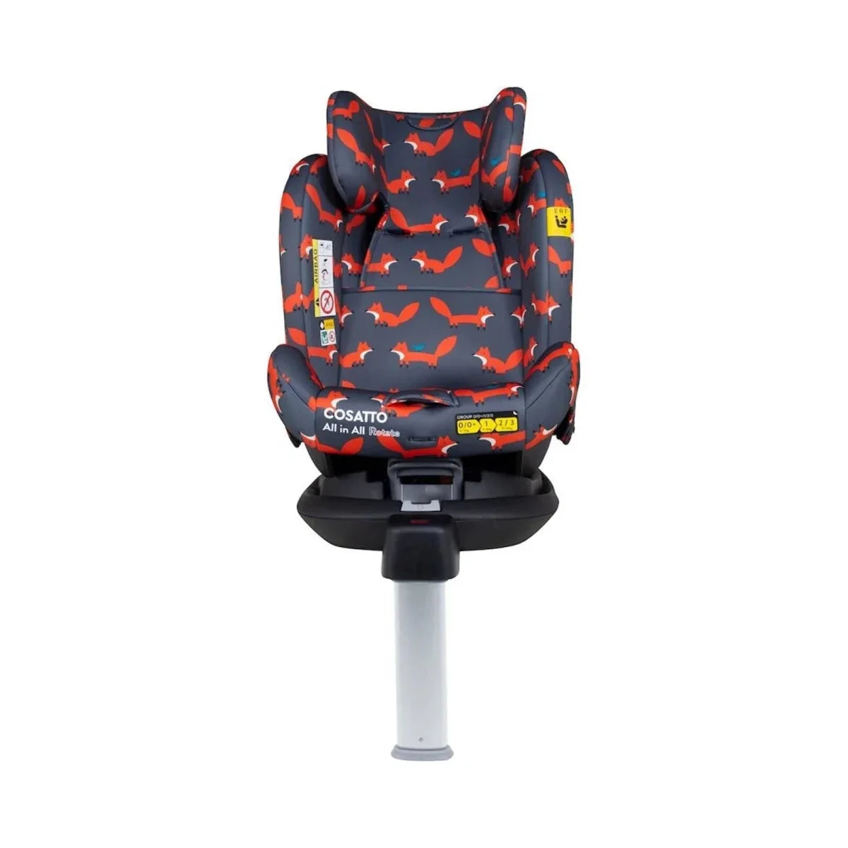 Cosatto All in All 360 Rotate i-Size Car Seat - Charcoal Mister Fox