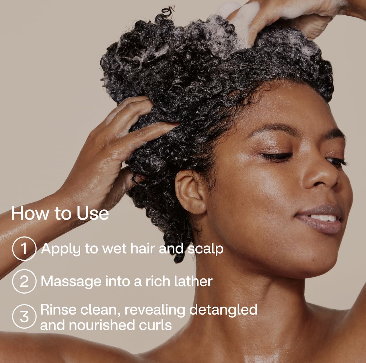 4U by Tia Moisturizing Curly Hair Shampoo 3-Pack | Sulfate-Free, Frizz Control, Watermelon & Hibiscus Oil