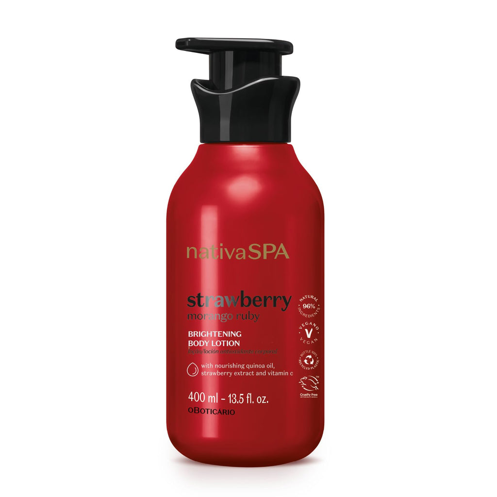 Loção Hidratante Morango Ruby Nativa SPA - 400ml