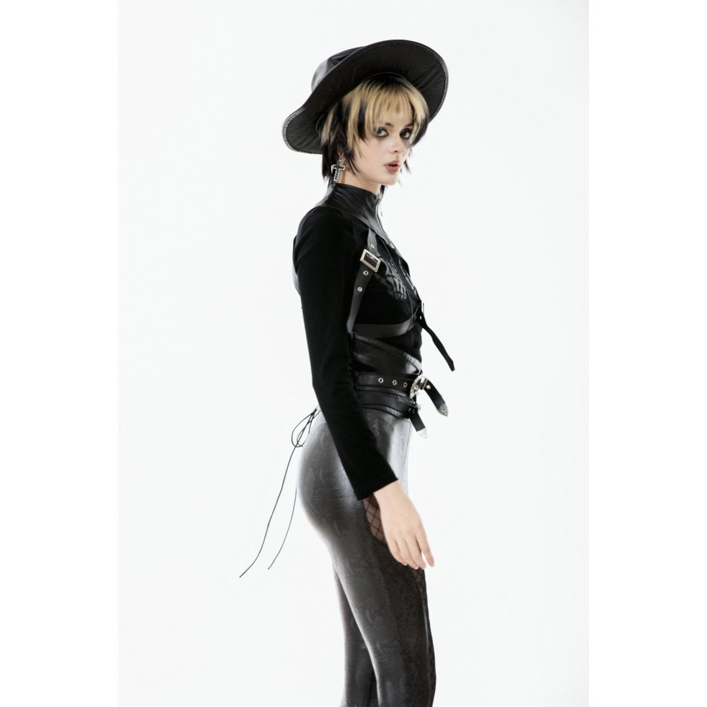 Dark in Love Zora Single Sleeve Harness Shrug