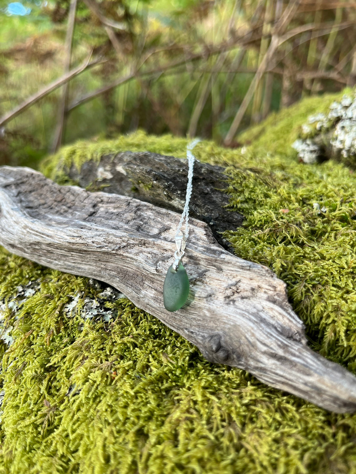 Seaglass Mermaids Tears 925 Necklaces