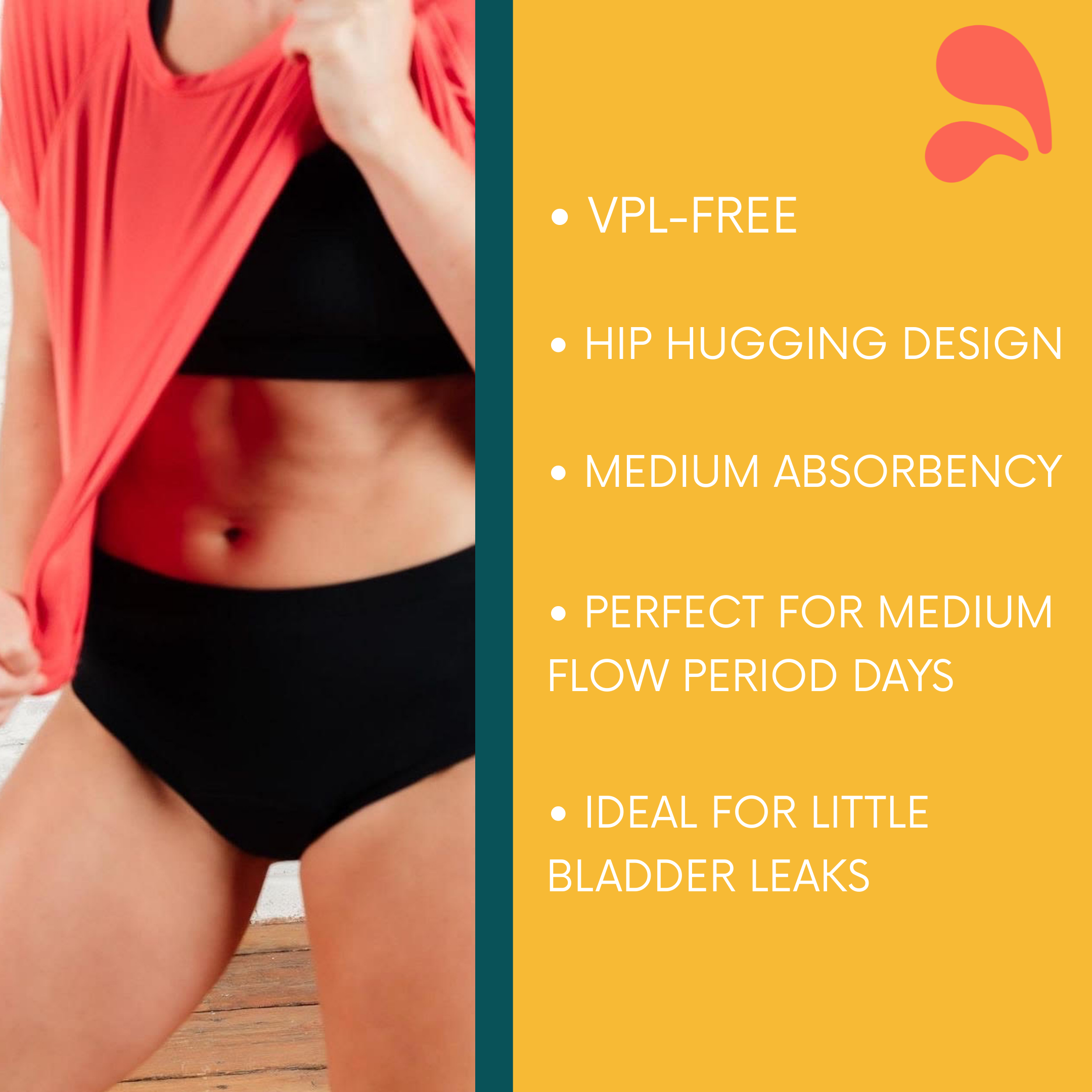 THE SUSIE BLACK LEAKPROOF KNICKER