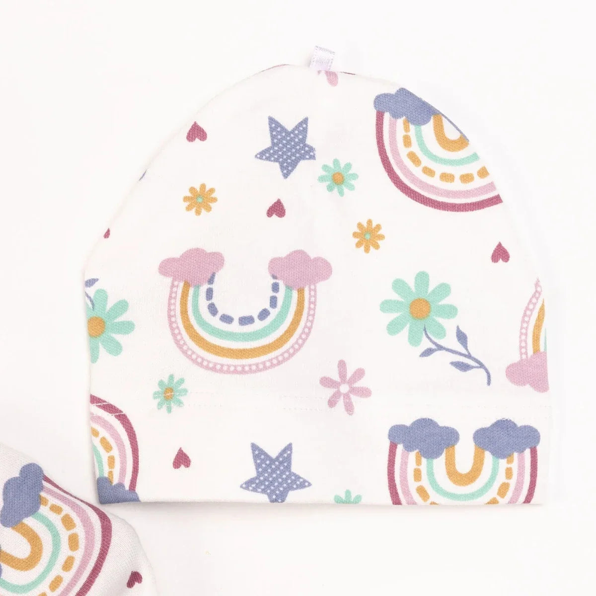 HelloBaby Baby Girl Jumpsuit-Body-Hat - Ecru