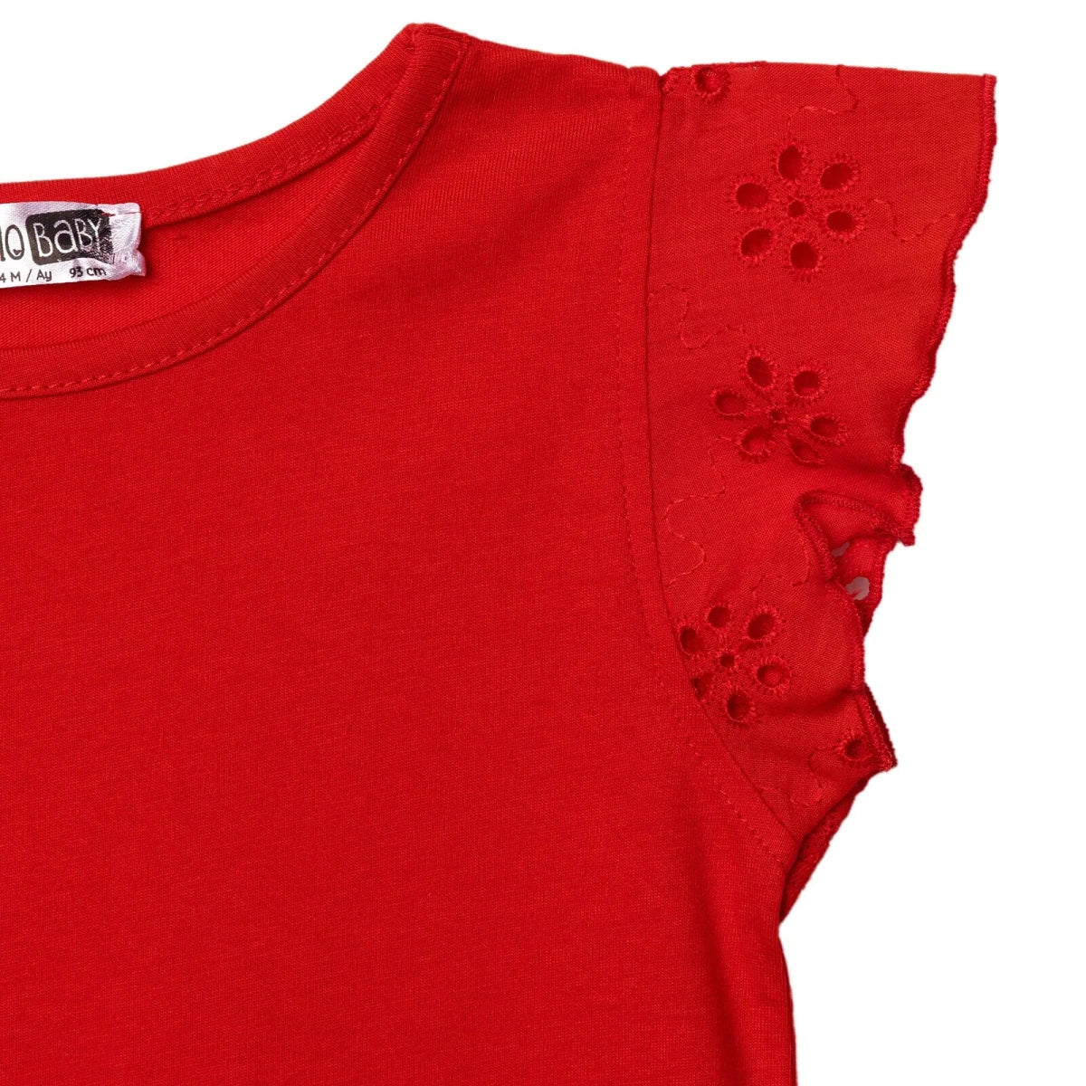 HelloBaby Short Sleeve Baby Blouse (6-9 Months to 4-5 Years) - Red