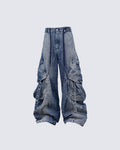 KIIKIO Baggy Cargo Jeans