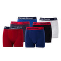 Sock Stack 6 Pack Boys Cotton Stretch Trunks Boxer Shorts With Comfortable Waistband