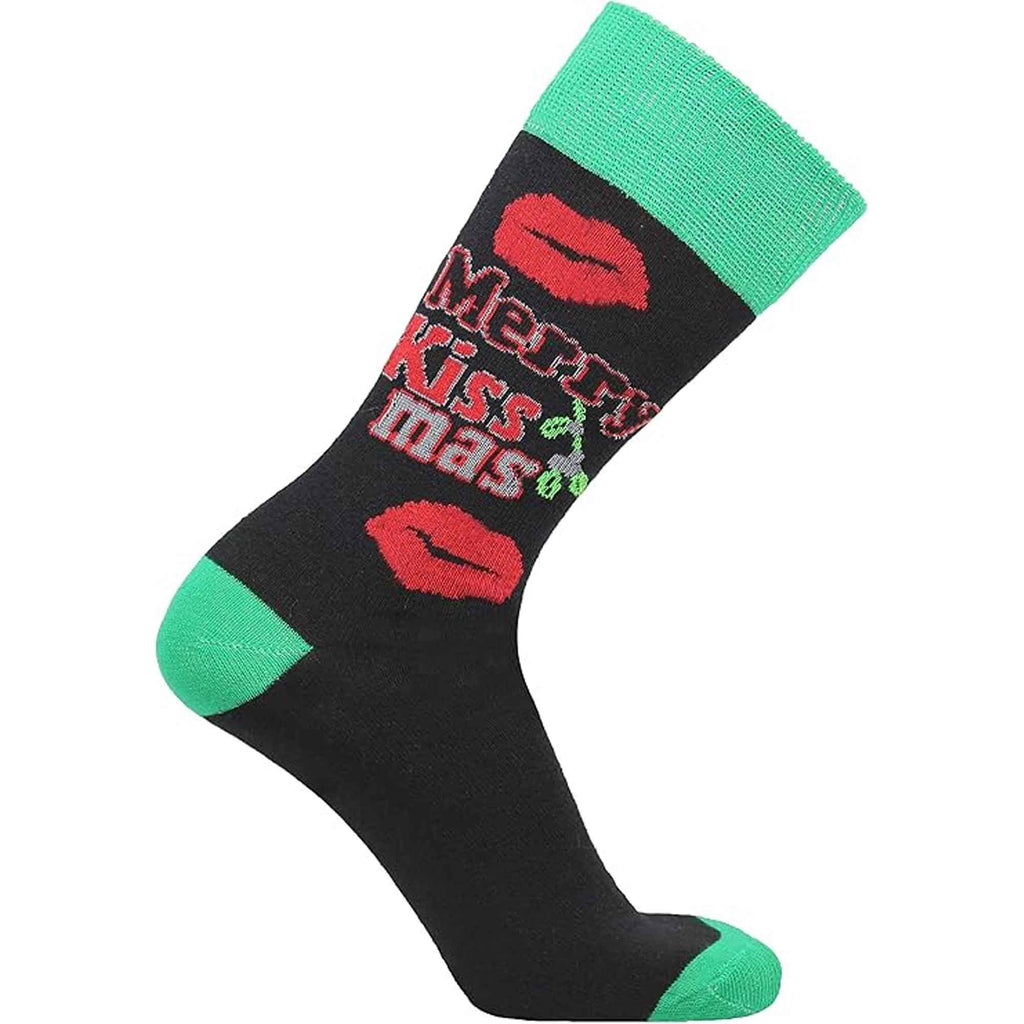 Sock Stack 6 Pack Men's Christmas Socks Cotton Rich All Over Holiday Designs Festive