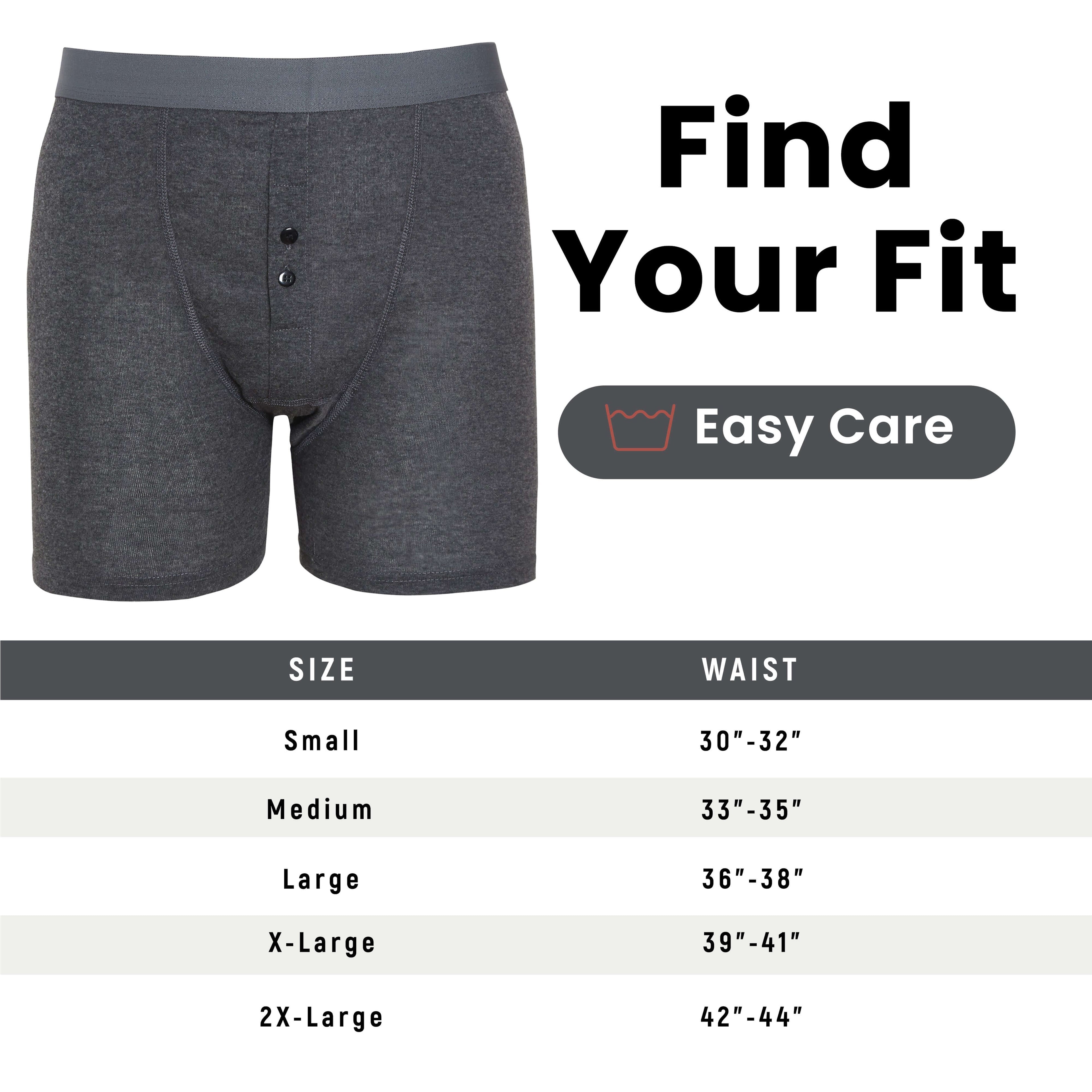Sock Stack Boxer Shorts 6 Pack Striped Cotton Blend Stretch Men's Underwear Black Grey Cotton Rich Stretch Comfort Fit