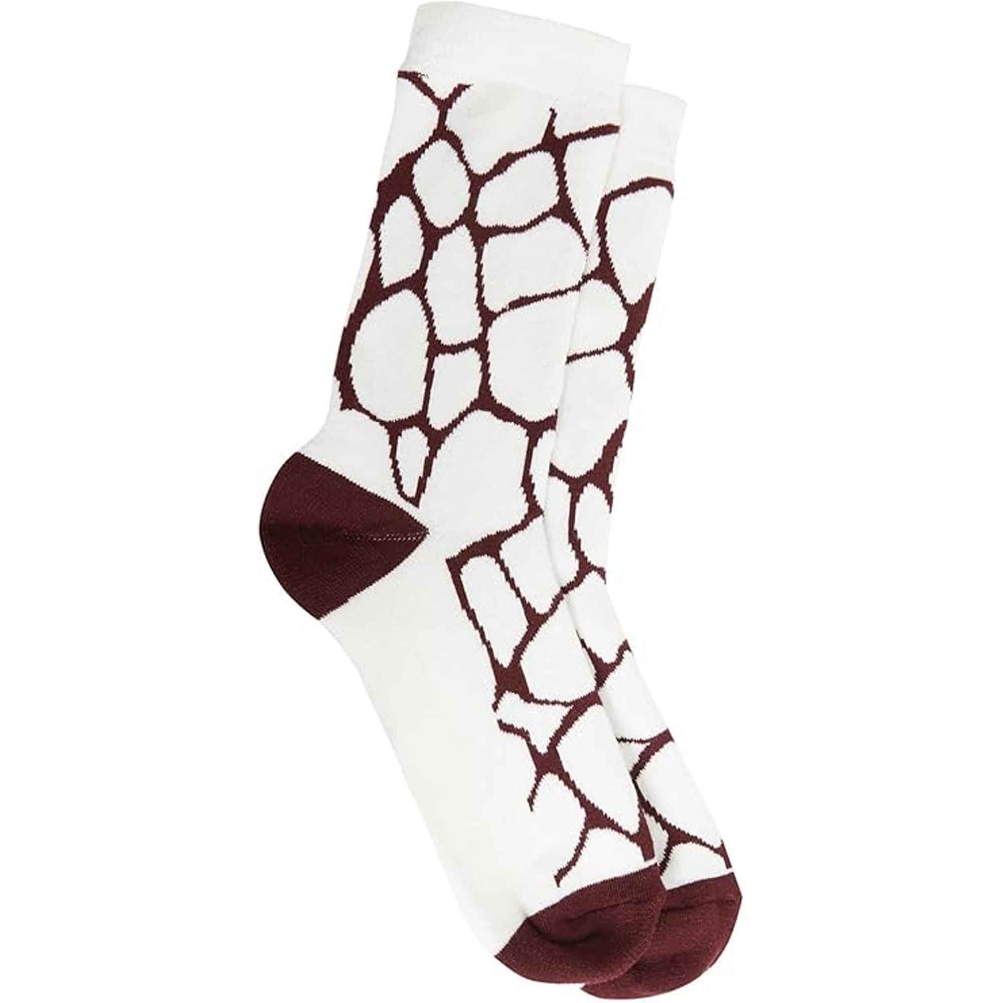 Sock Stack 6 Pack Women's Cotton Rich Animal Print Boot Socks With Reinforced Heel UK 4-7