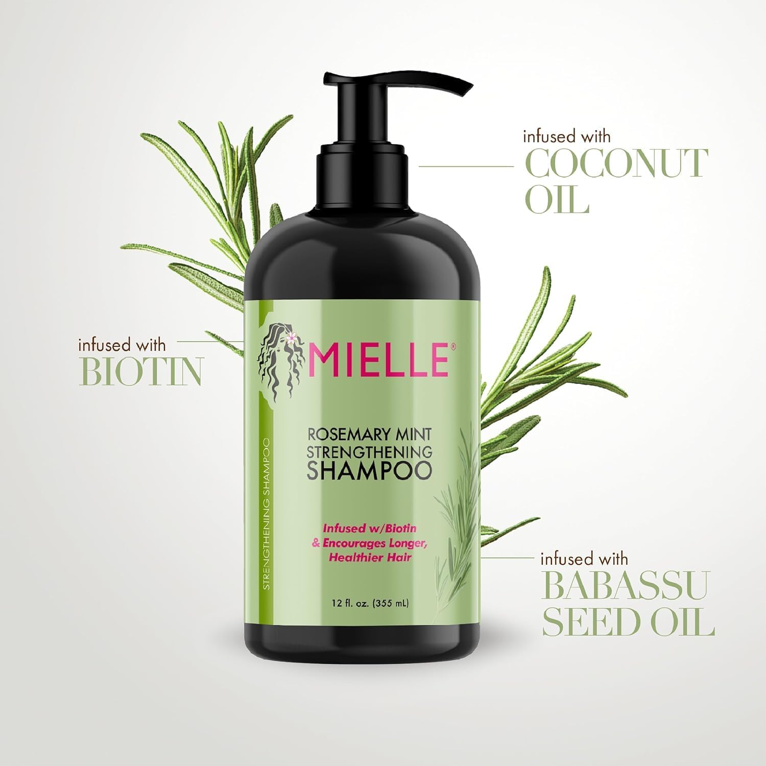 Mielle Rosemary Mint Hair Growth & Strength Bundle for All Hair Types Complete Collection
