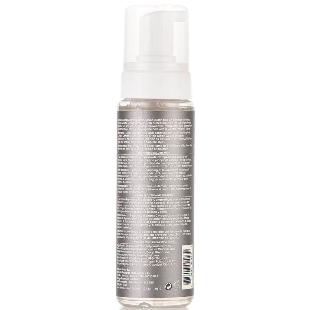 Design Essentials Compositions Foaming Wrap Lotion 7.5oz