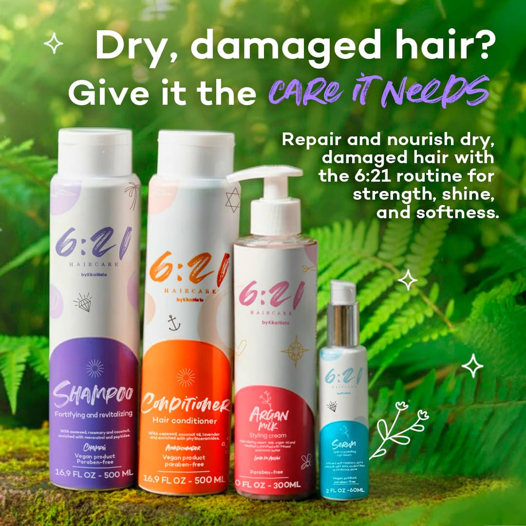 6:21 Haircare Onion & Rosemary Hair Growth Shampoo – Sulfate-Free, 16.9 oz by Kika Nieto