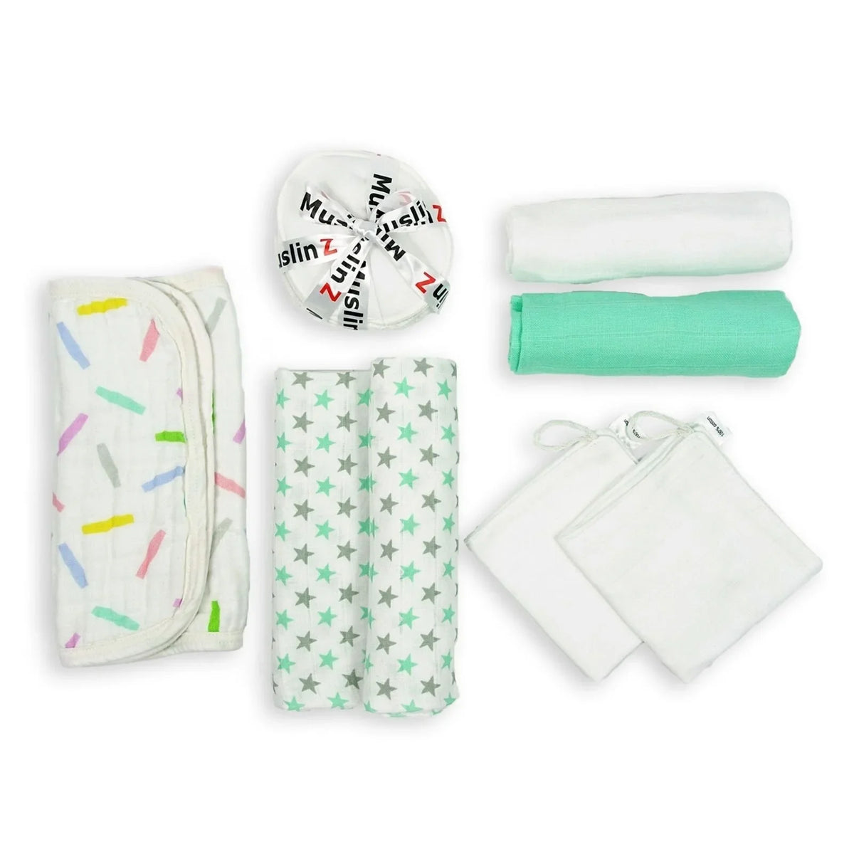 MuslinZ Maternity Bag Set - Mint