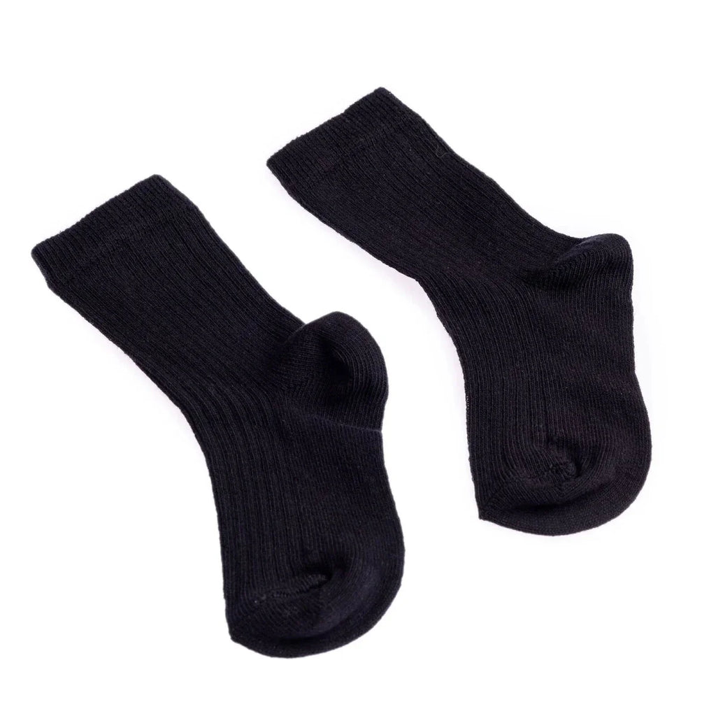 HelloBaby 3 Pack Plain Long Ankle Baby Socks (Newborn to 4-5 Years)