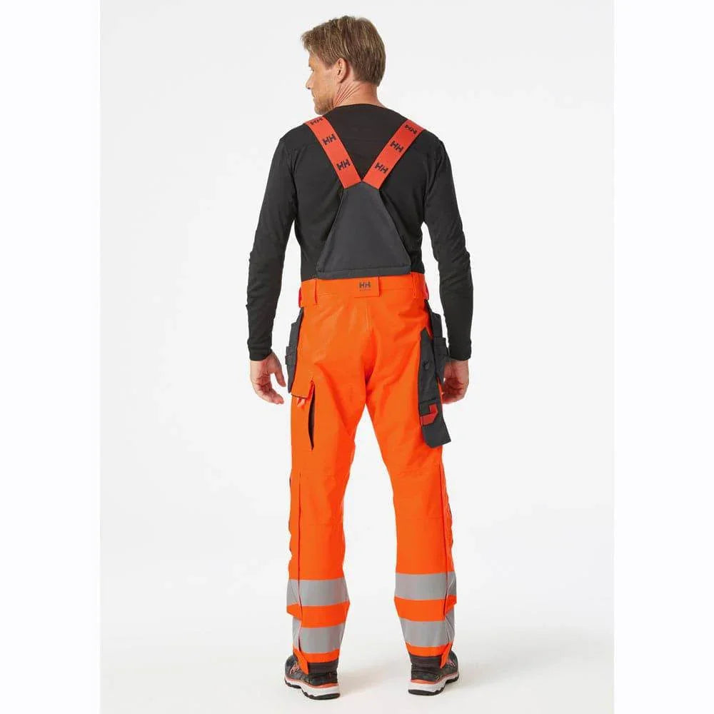 Helly Hansen 71493 Alna 2.0 Hi-Vis Waterproof Shell Construction Bib& Brace Pant Trouser