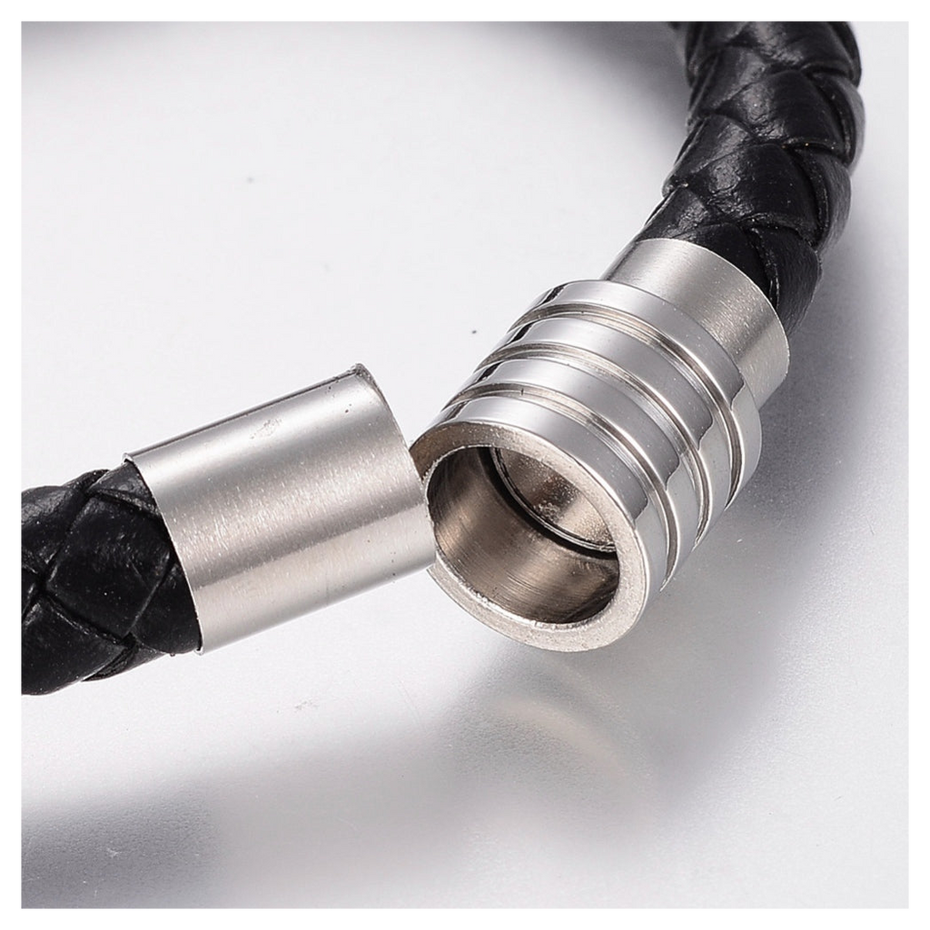 Mens Nautical Leather Bracelet