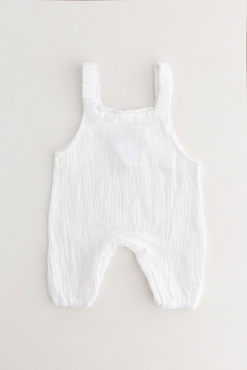 The Bear Set Hat & Romper White