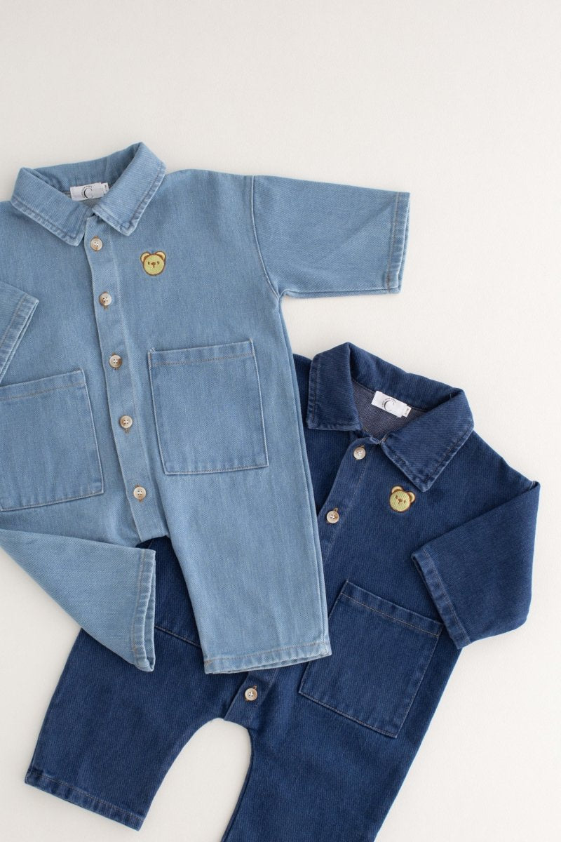 Bear Denim Piece Light or Dark Denim