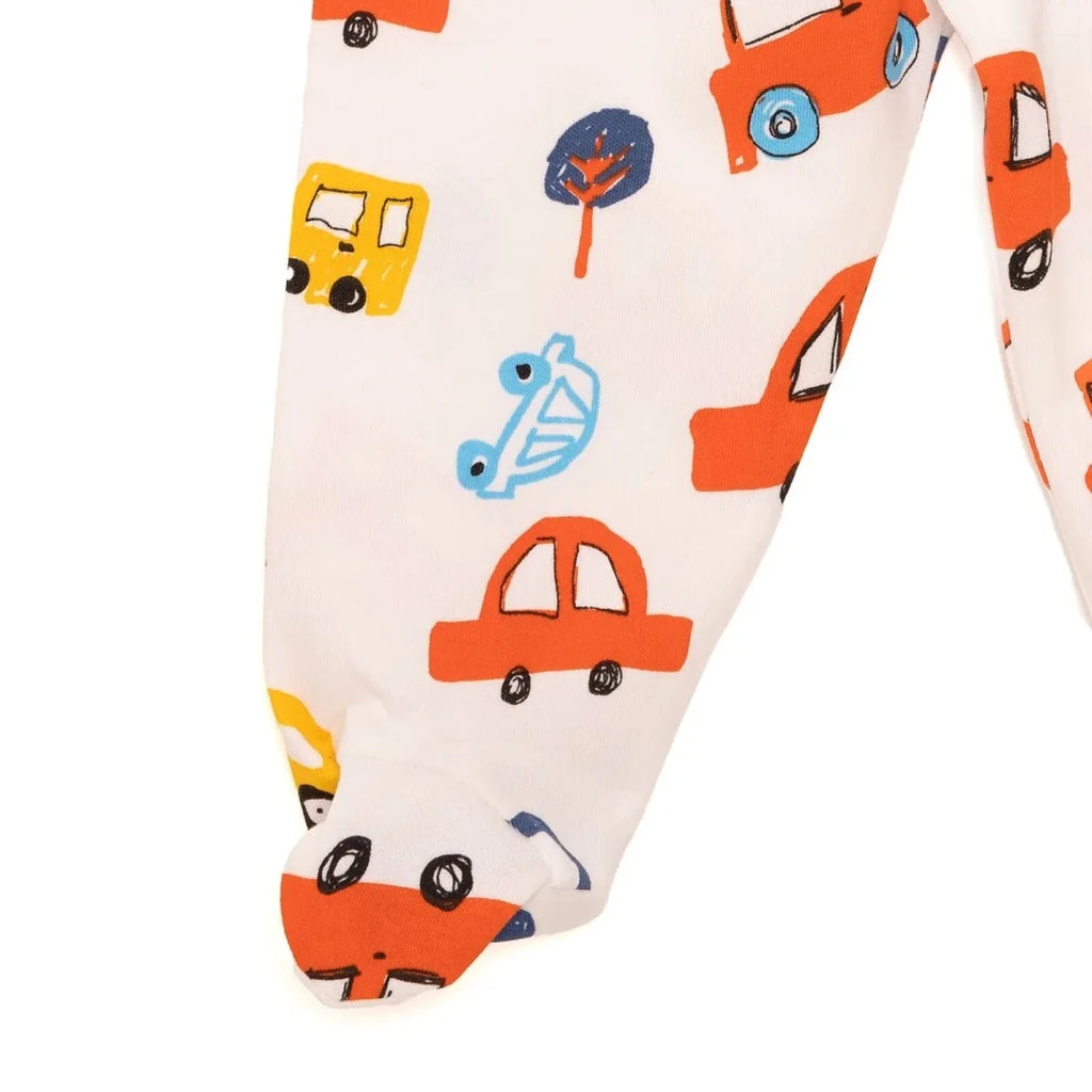 HelloBaby Newborn Baby Boy Body-Hat -Footed Bottom - Ecru
