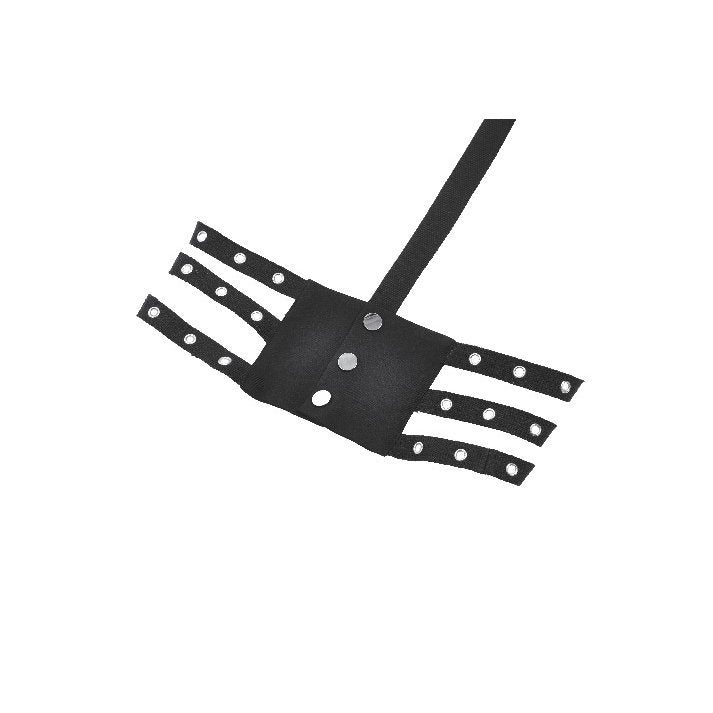 Dark In Love Punk Rib Cage Grommet Waist Cincher