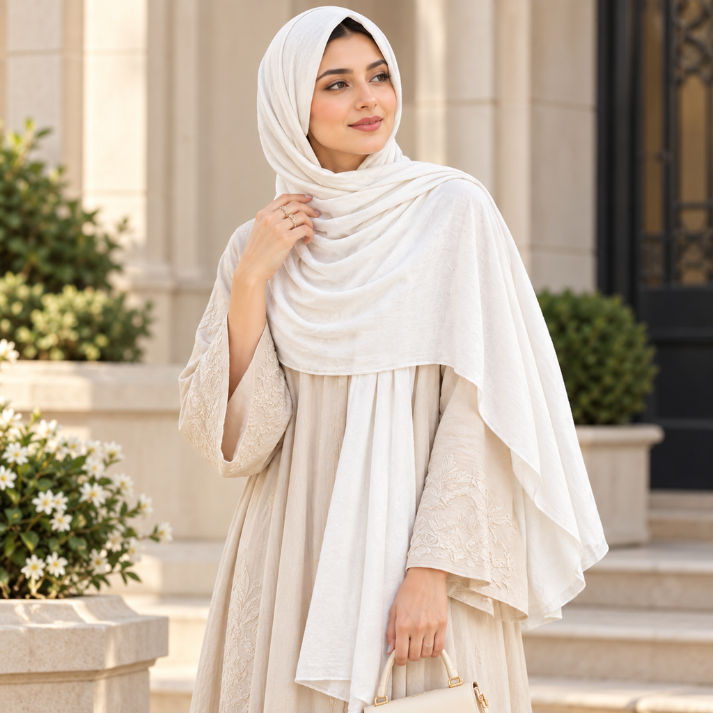 Premium Jersey Scarf Soft Stretchy Lightweight Hijab Wrap Headscarf Shawl Plain