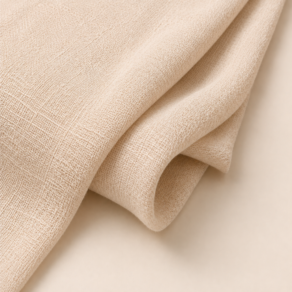 Warm Cream Cotton Scarf – Soft, Comfortable Everyday Essential