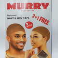 Murry Collection Professional Wave & Wig Caps - Secure Hold & Natural Look for Wigs, Weaves & Wave Styling, Nude (Universal Fit)