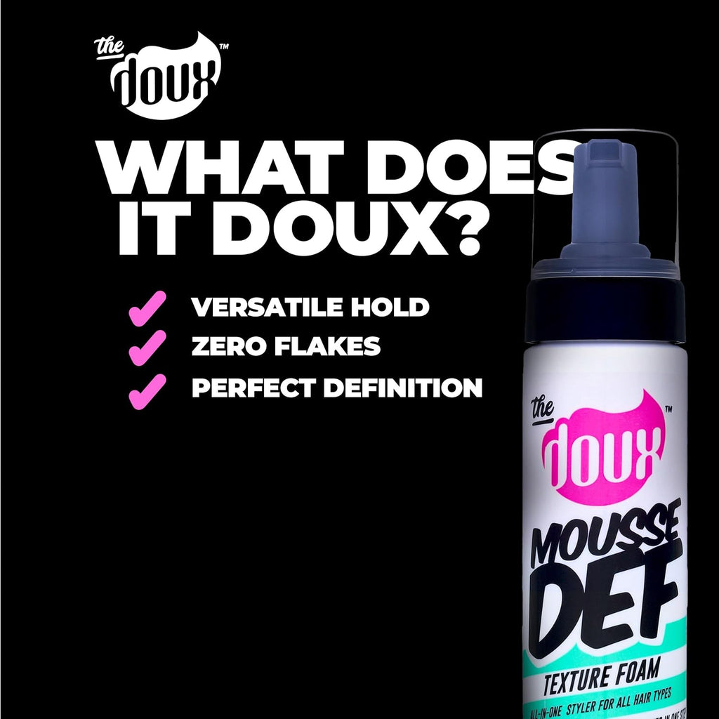 The Doux Mousse Def Texture Foam for High-Definition Curls and Shine