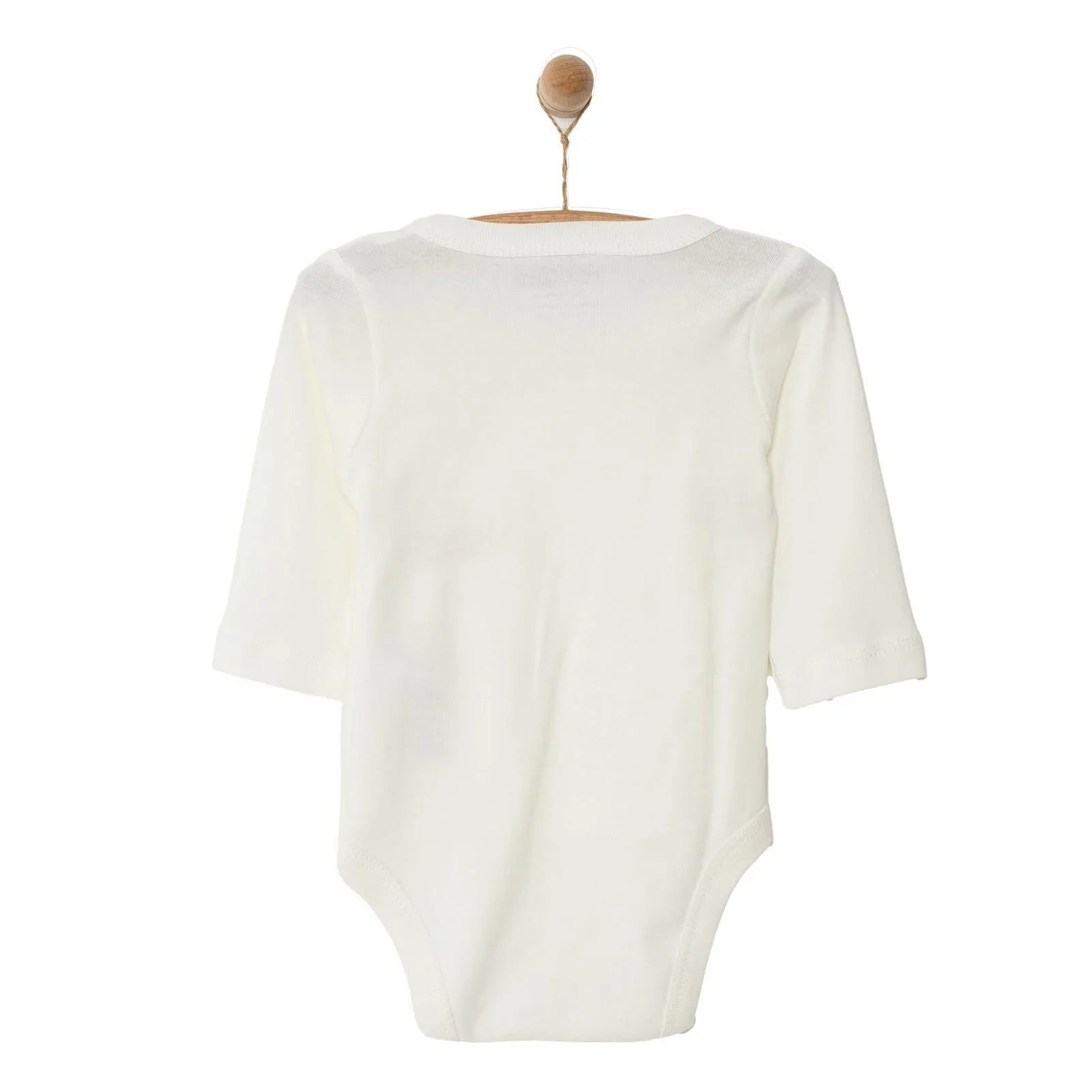 HelloBaby Long Sleeve Bodysuit - Ecru