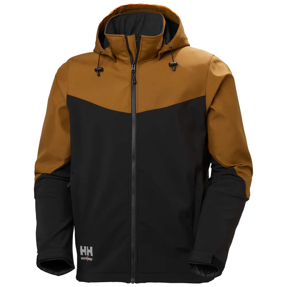 Helly Hansen 74290 Oxford Softshell Hooded Work Jacket