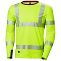 Helly Hansen 75111 Lifa Active Hi Vis Base Layer Crewneck