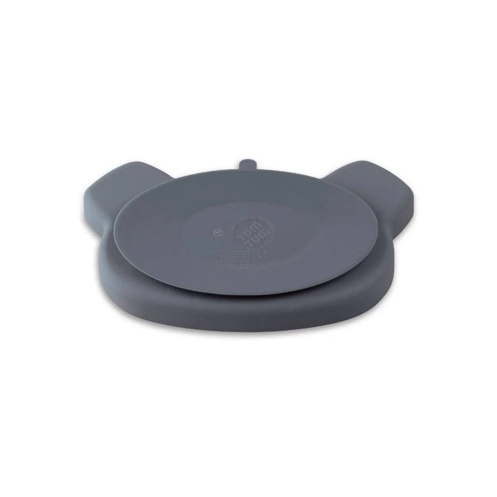 TUM TUM Silicone Weaning Bowl & Spoon Set Kev Koala - Grey