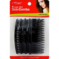 Magic Collection 4 Large Side Combs: Secure Hold & Effortless Styling for All Hair Types