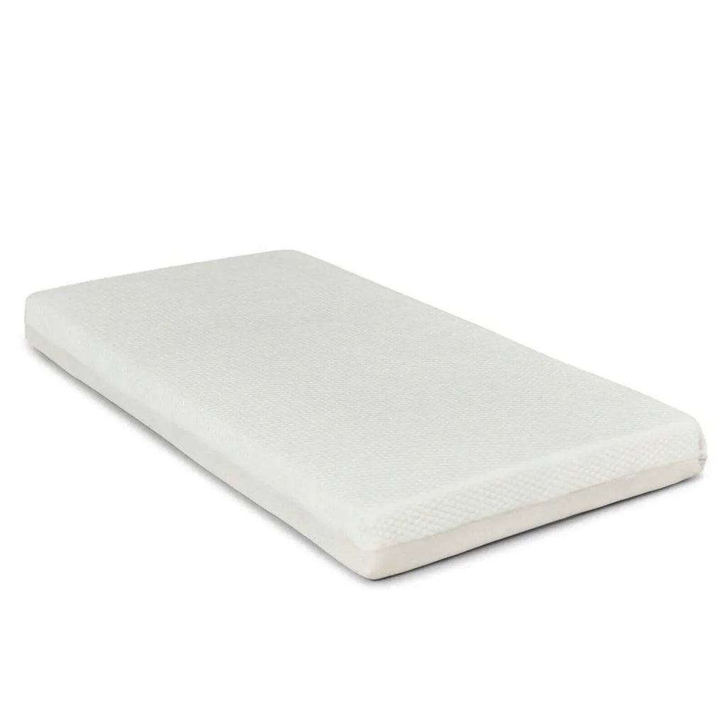 Ickle Bubba Coleby Mini Cot Bed & Under Drawer White - Premium Pocket Sprung Mattress