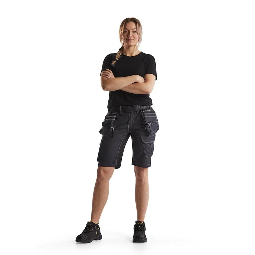 Blaklader 7992 Women's Stretch Denim Holster Pocket Shorts X1900