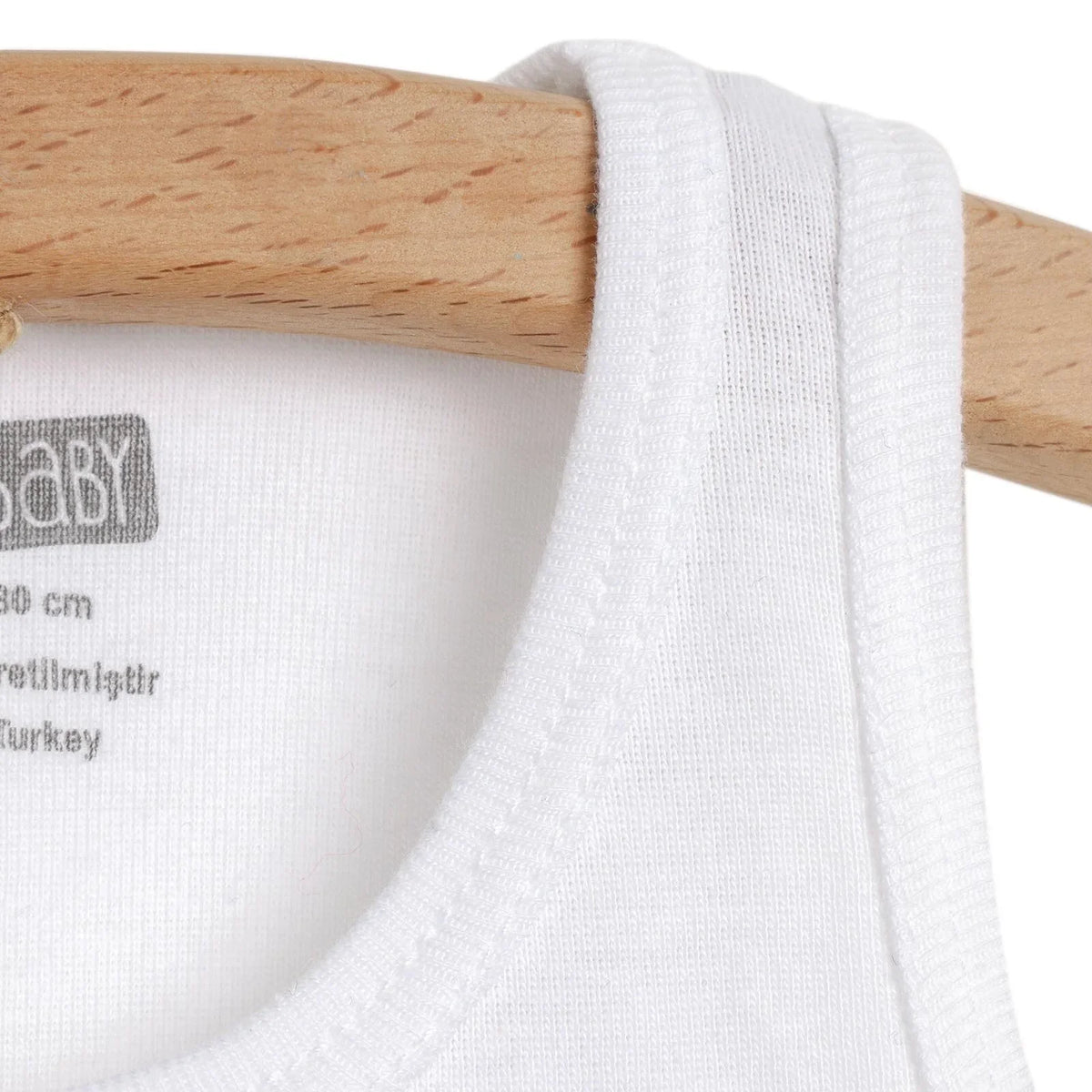 HelloBaby 2 Pack Ribbed Baby Vests (12 Months to 5 Years)