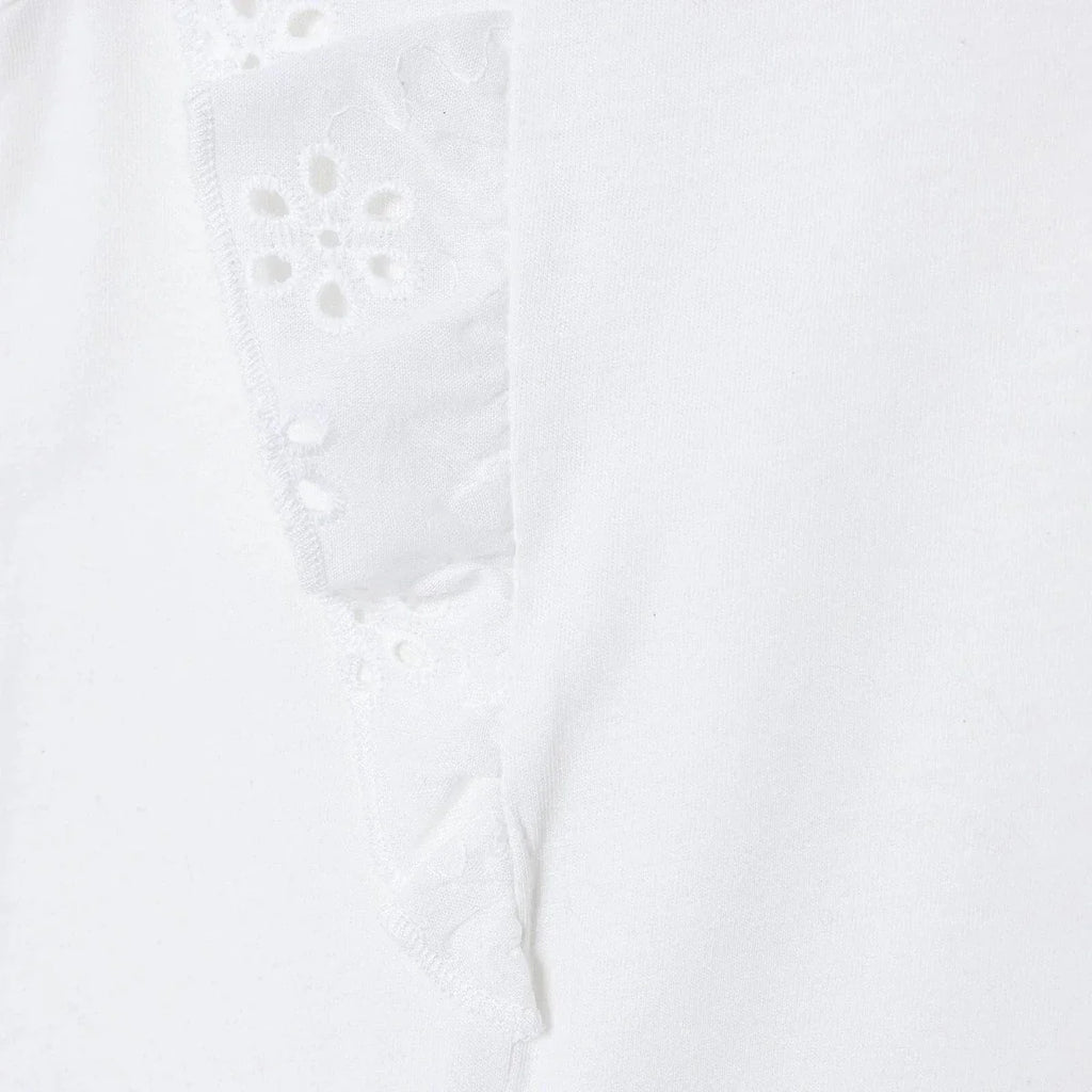 HelloBaby Short Sleeve Baby Blouse (6-9 Months to 4-5 Years) - Ecru