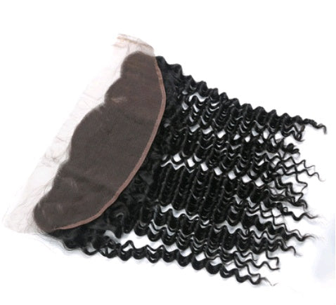 4x13 Lace Frontal Deep Wave Hair Piece