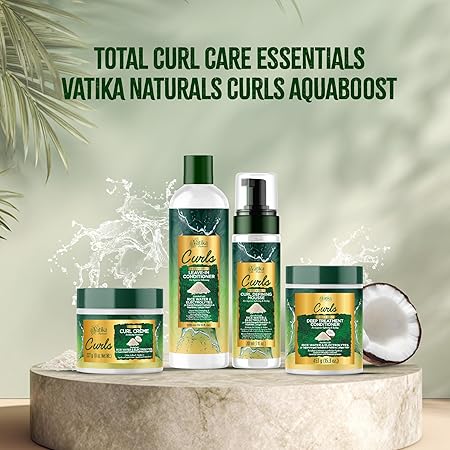 Vatika Naturals Curls Daily Styling Lotion – Rice Water & Electrolytes for Defined, Frizz-Free Curls 200ml