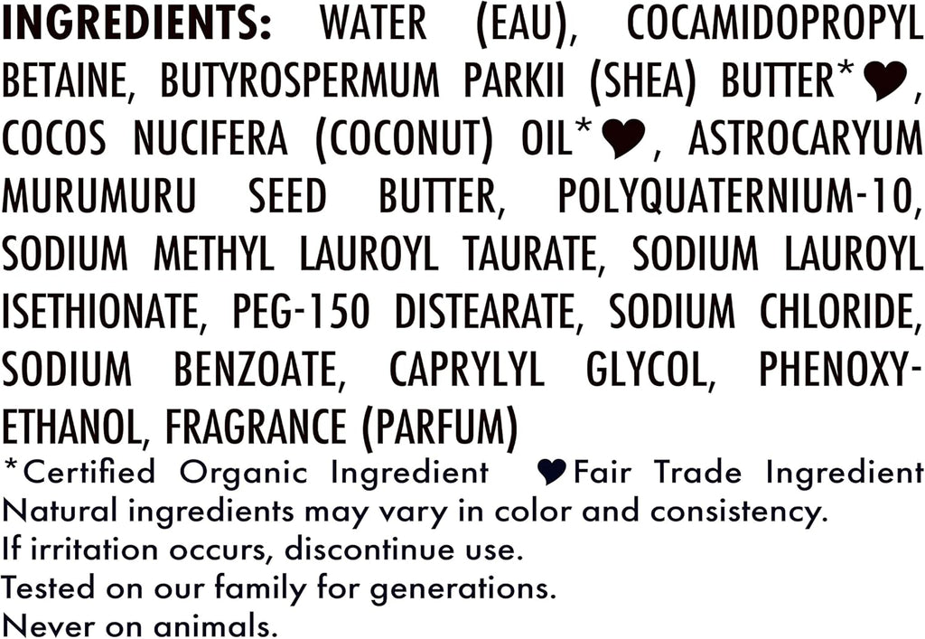 Shea Moisture 100% Virgin Coconut Oil Baby Wash & Shampoo 13 oz / 384 ml - For Delicate Baby Skin & Hair