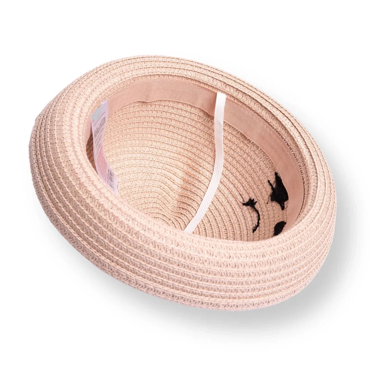 HelloBaby Cat Design Straw Baby Hat (12 Months to 1-4 Years) - Powder