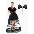 Dark in Love Isolde Velvet & Lace Puff Sleeve Bolero